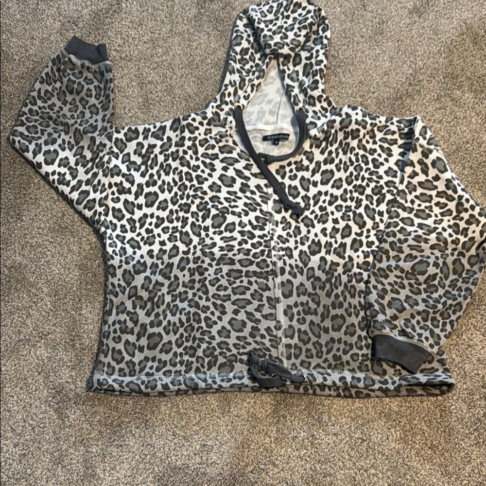 Leopard Print Hoodie
